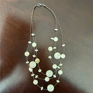Elegant Shell Multi-Strand Necklace